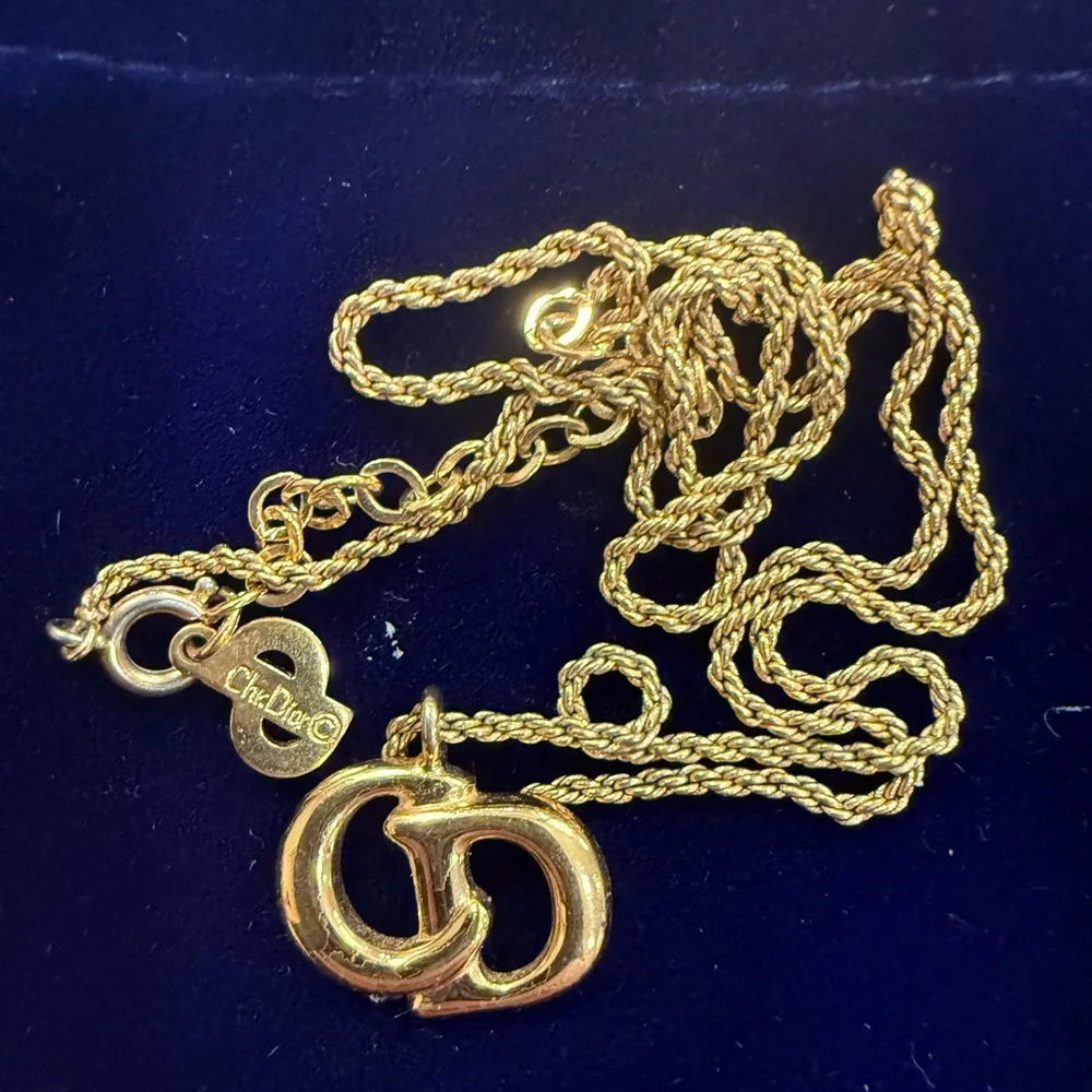Christian Dior Gold Rope Chain Necklace - Picture 3 of 4